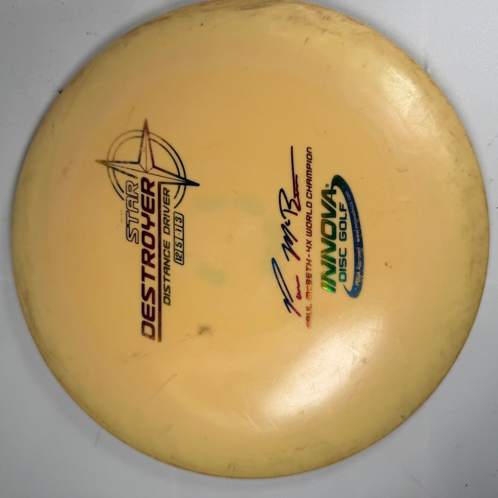 Innova Star Destroyer Driver Paul McBeth 4x World Champion Camo Stamp Disc